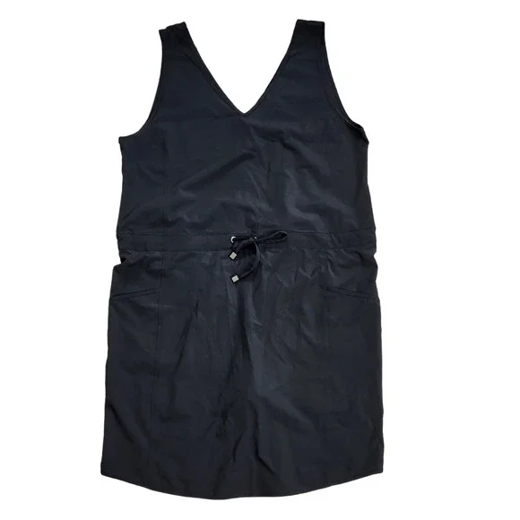 Kyodan Dresses | Kyodan Womens Activewear Tank Dress Sz Large Solid Black Outdoor Built in Shorts | Color: Black | Size: L | Anorrell01'S Closet